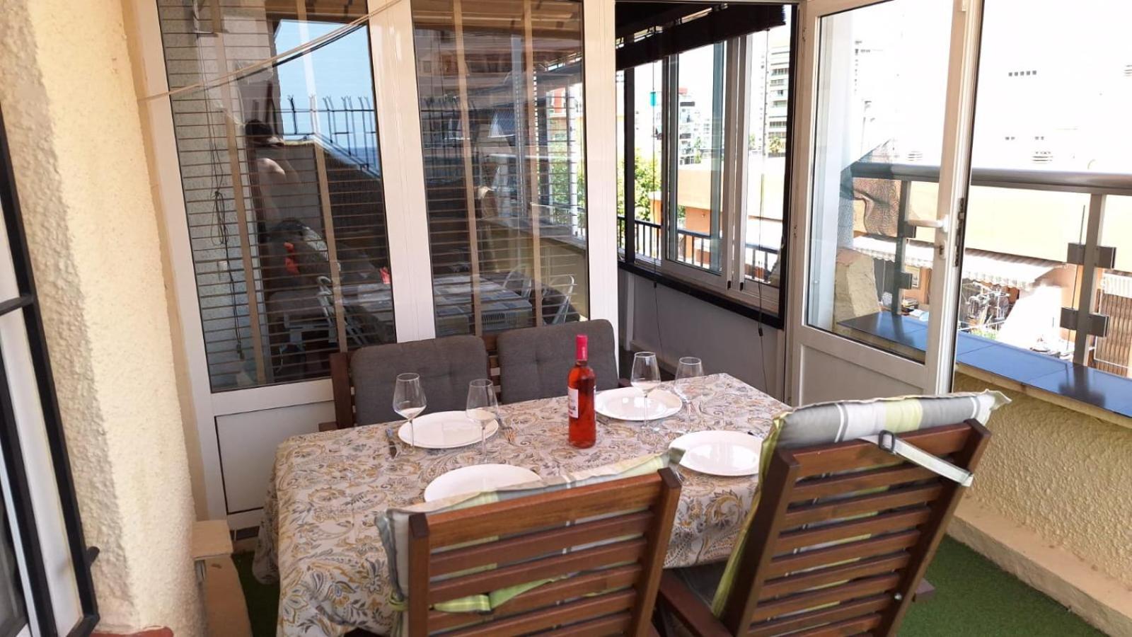 卡尔佩Atico Centrico, 50M De La Playa, Vista Al Mar, Wifi Fibra, Gran Terraza公寓 外观 照片