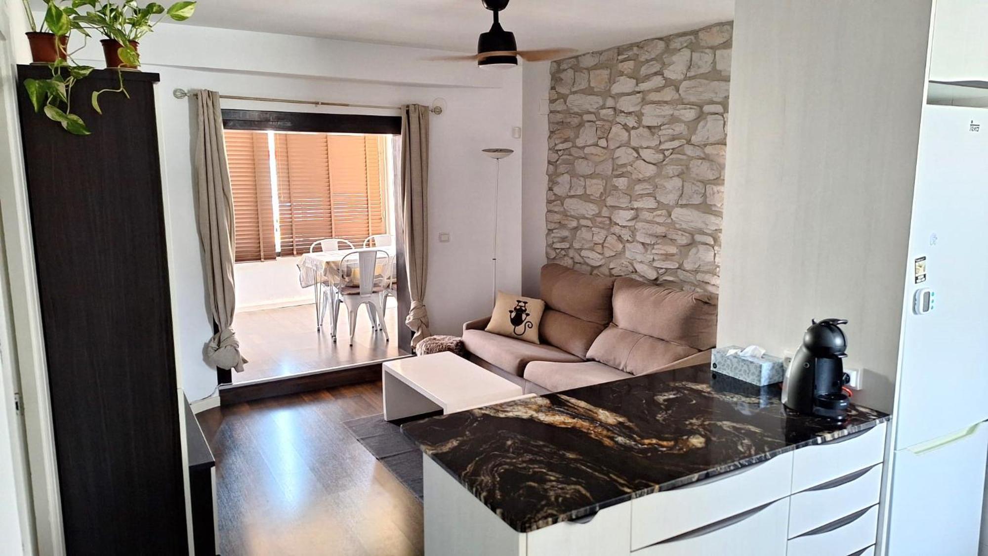 卡尔佩Atico Centrico, 50M De La Playa, Vista Al Mar, Wifi Fibra, Gran Terraza公寓 外观 照片