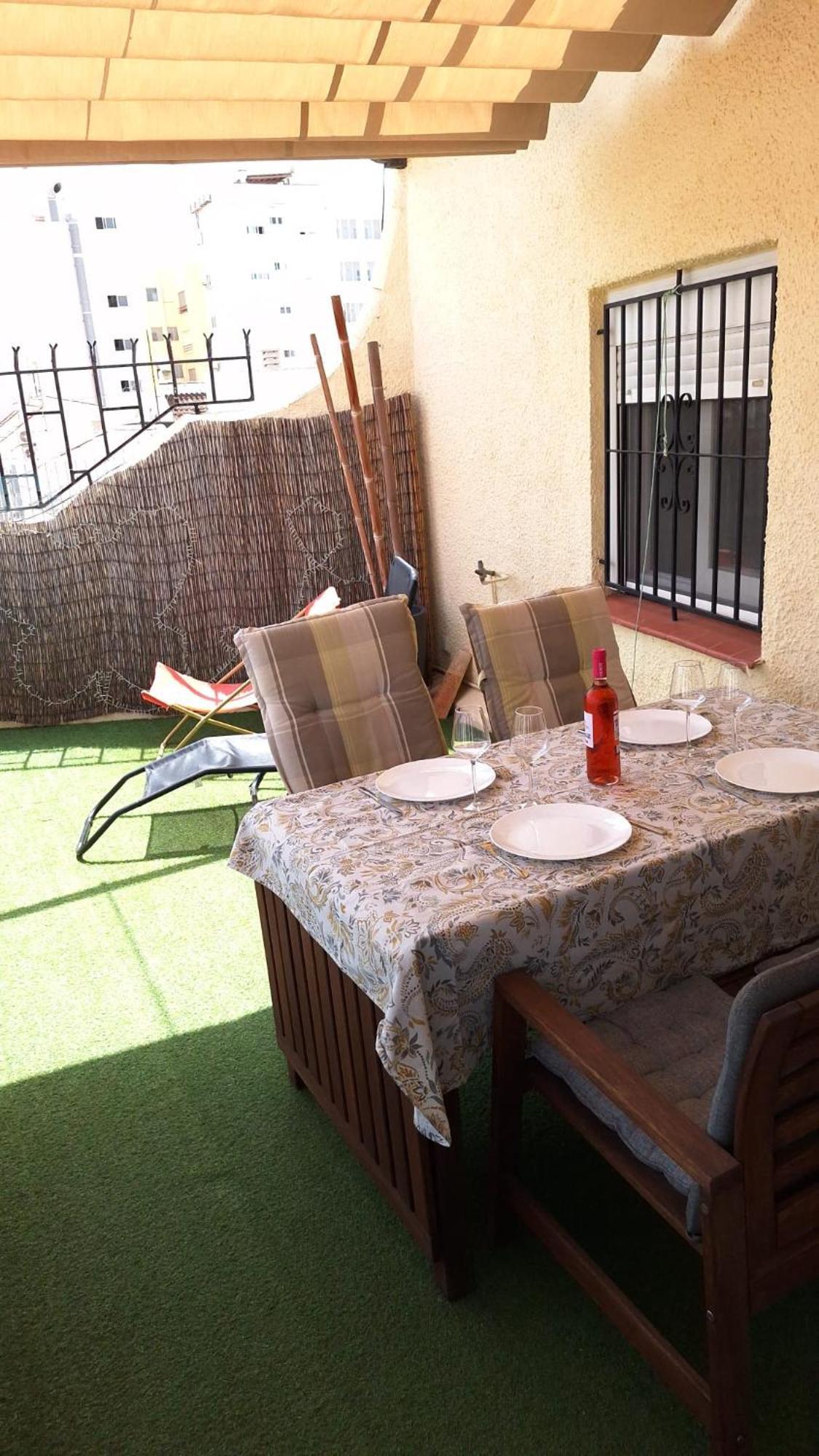 卡尔佩Atico Centrico, 50M De La Playa, Vista Al Mar, Wifi Fibra, Gran Terraza公寓 外观 照片
